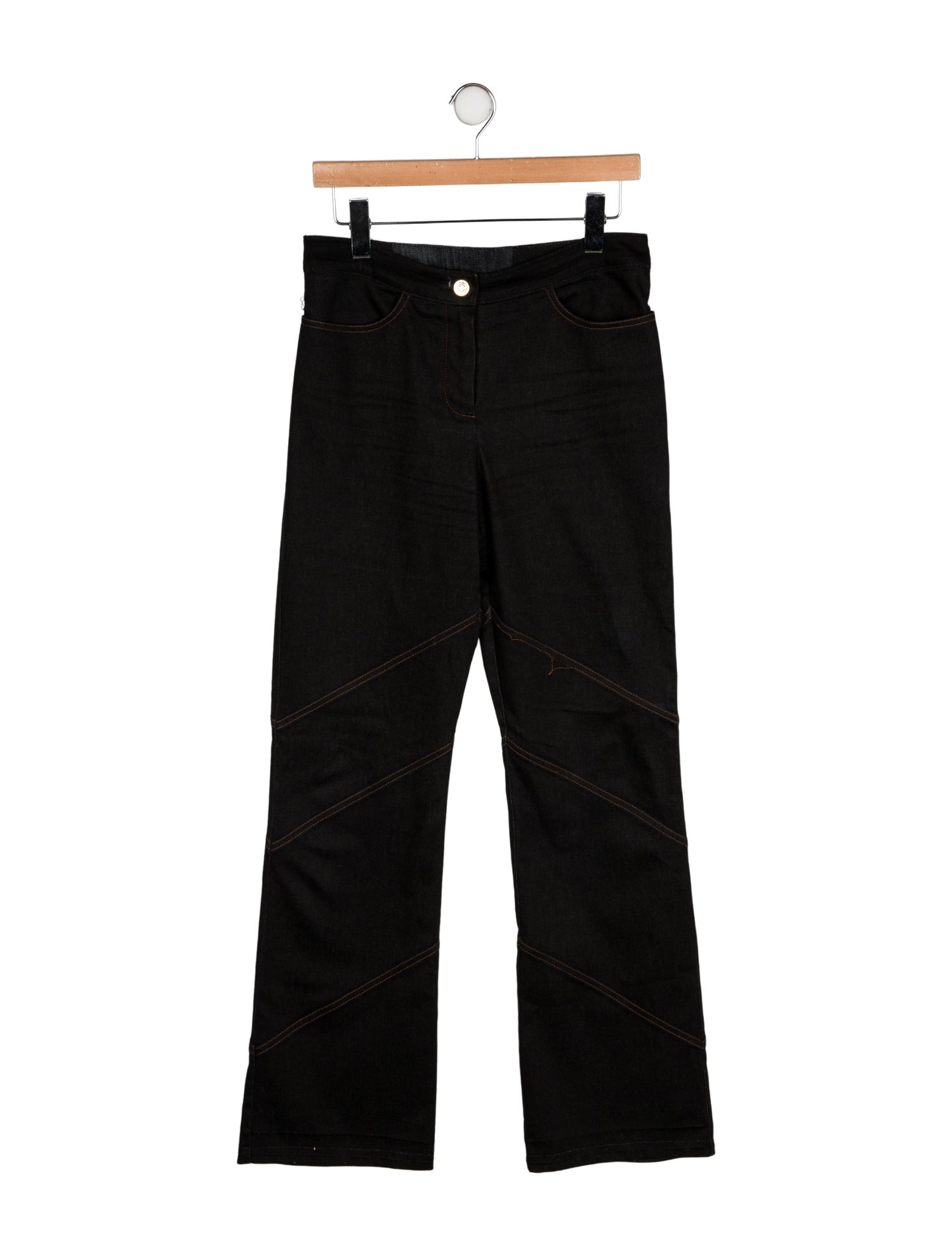 St. John Low-Rise Straight Leg Jeans