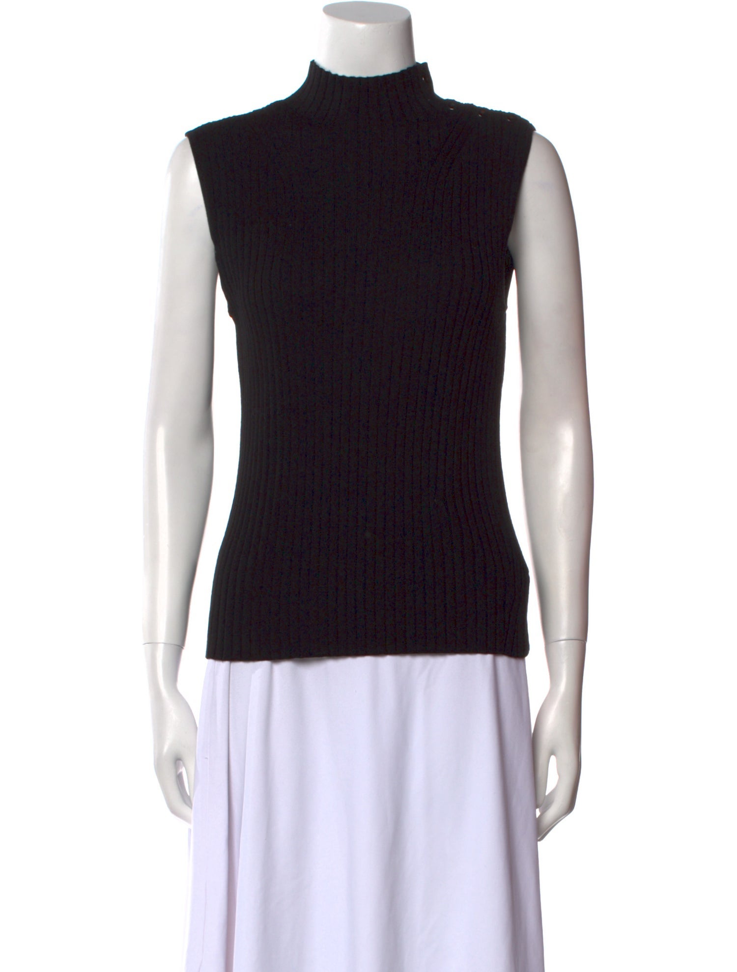 St. John Mock Neck Sweater
