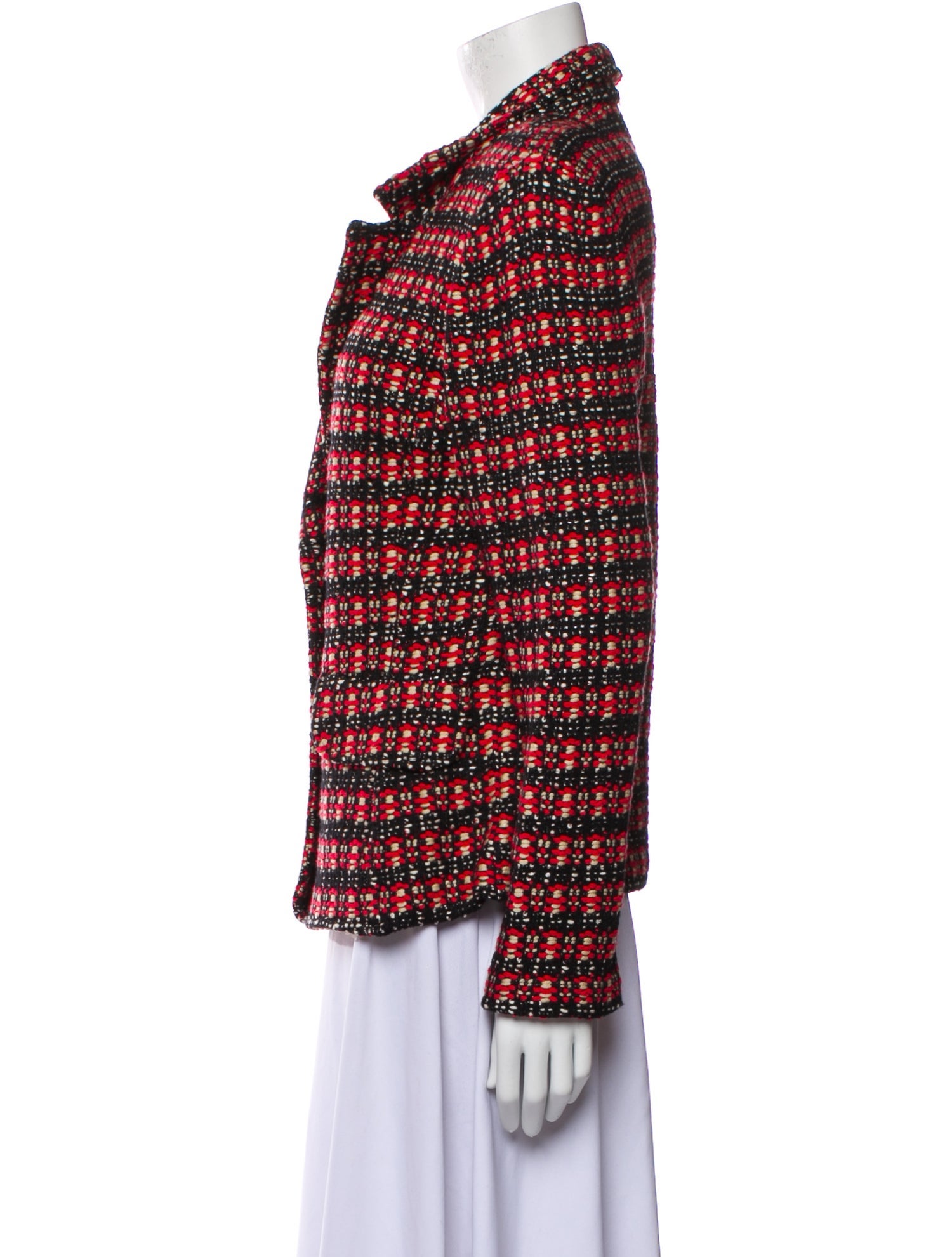 St. John Tweed Pattern Blazer