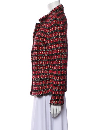 St. John Tweed Pattern Blazer