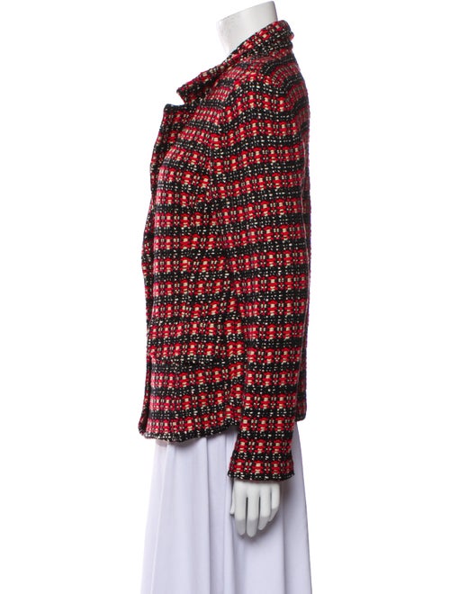 St. John Tweed Pattern Blazer