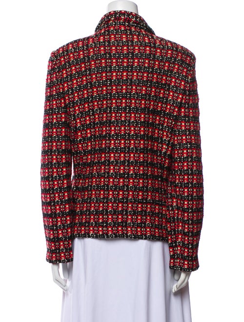 St. John Tweed Pattern Blazer