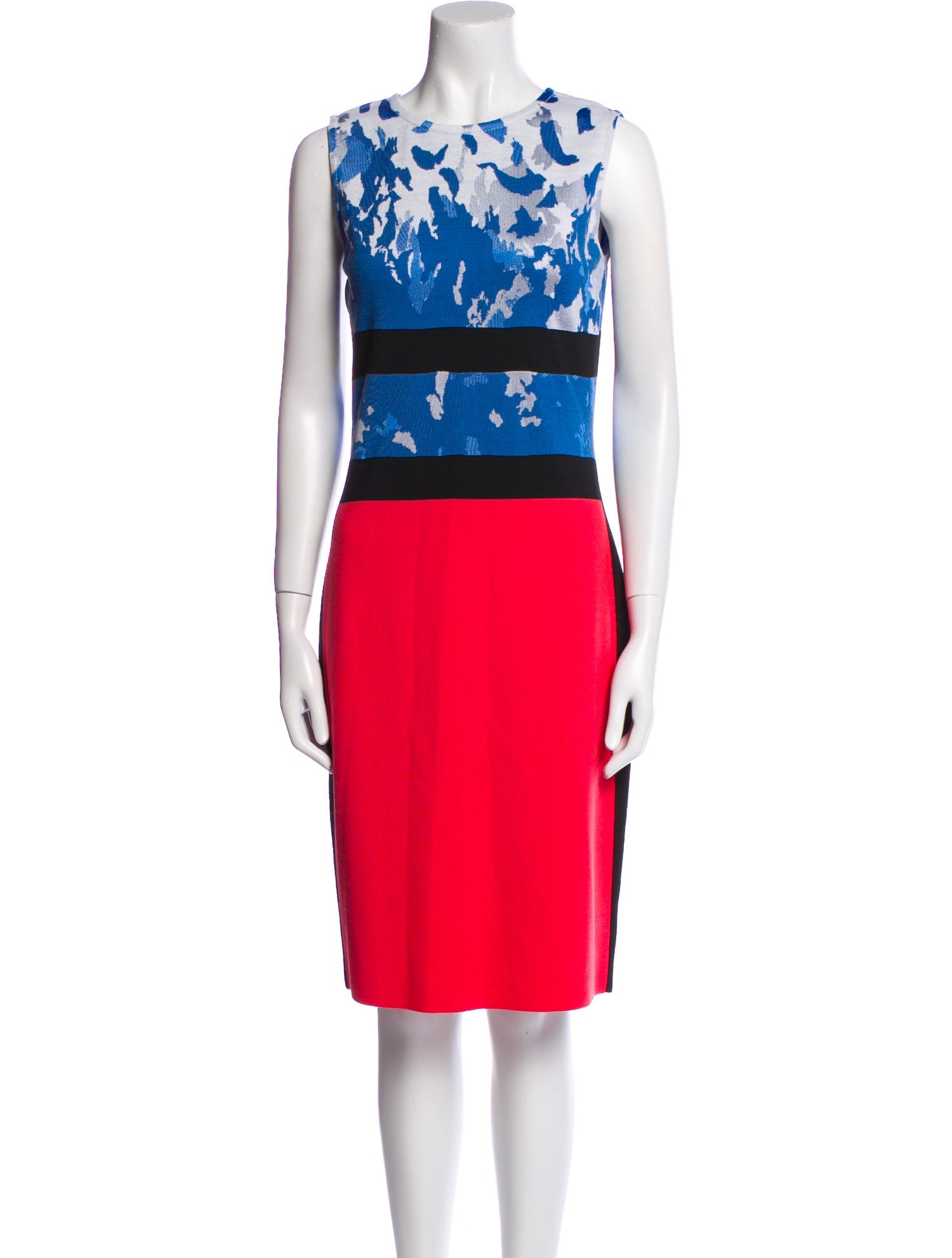 St. John Printed Mini Dress