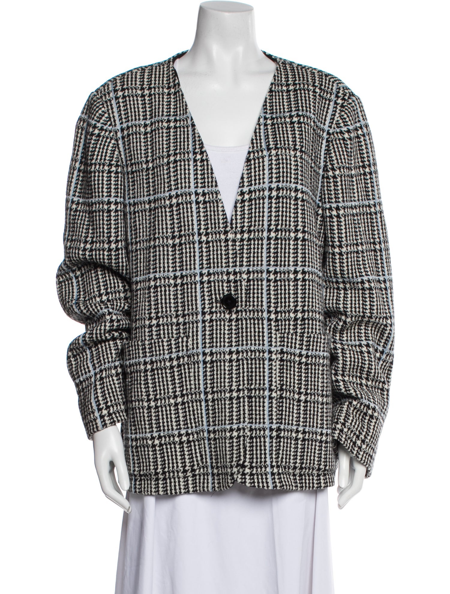 St. John Wool Printed Evening Jacket