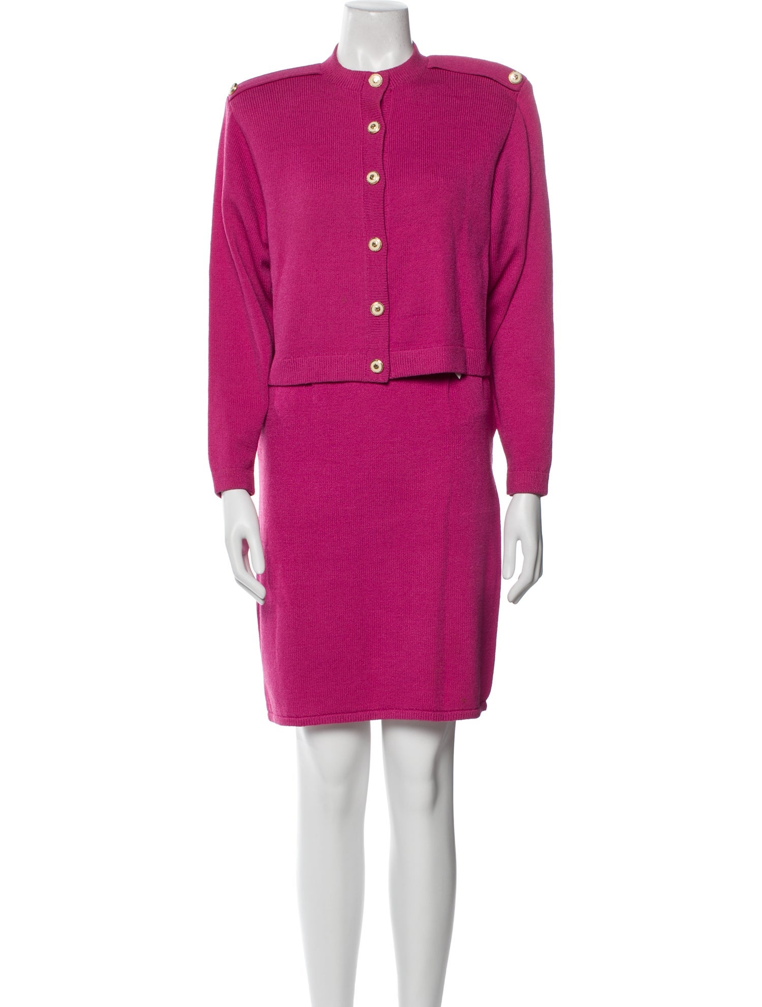 St. John Wool Skirt Set