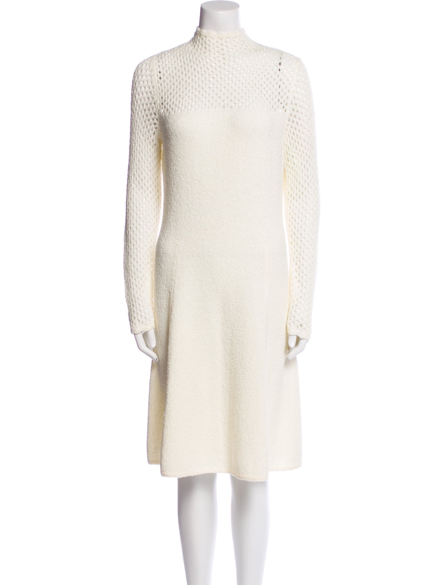St. John Wool Knee-Length Dress