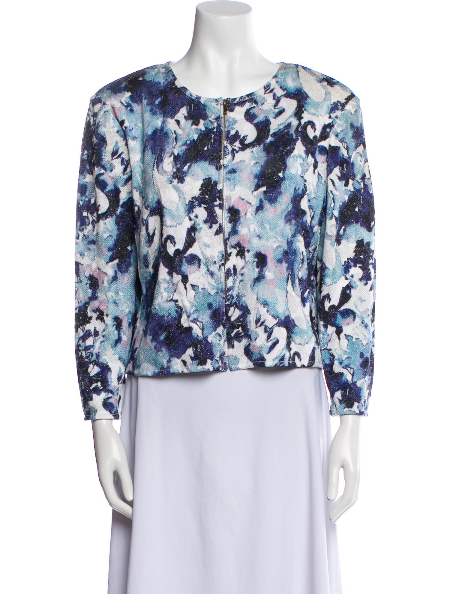 St. John Printed Evening Jacket