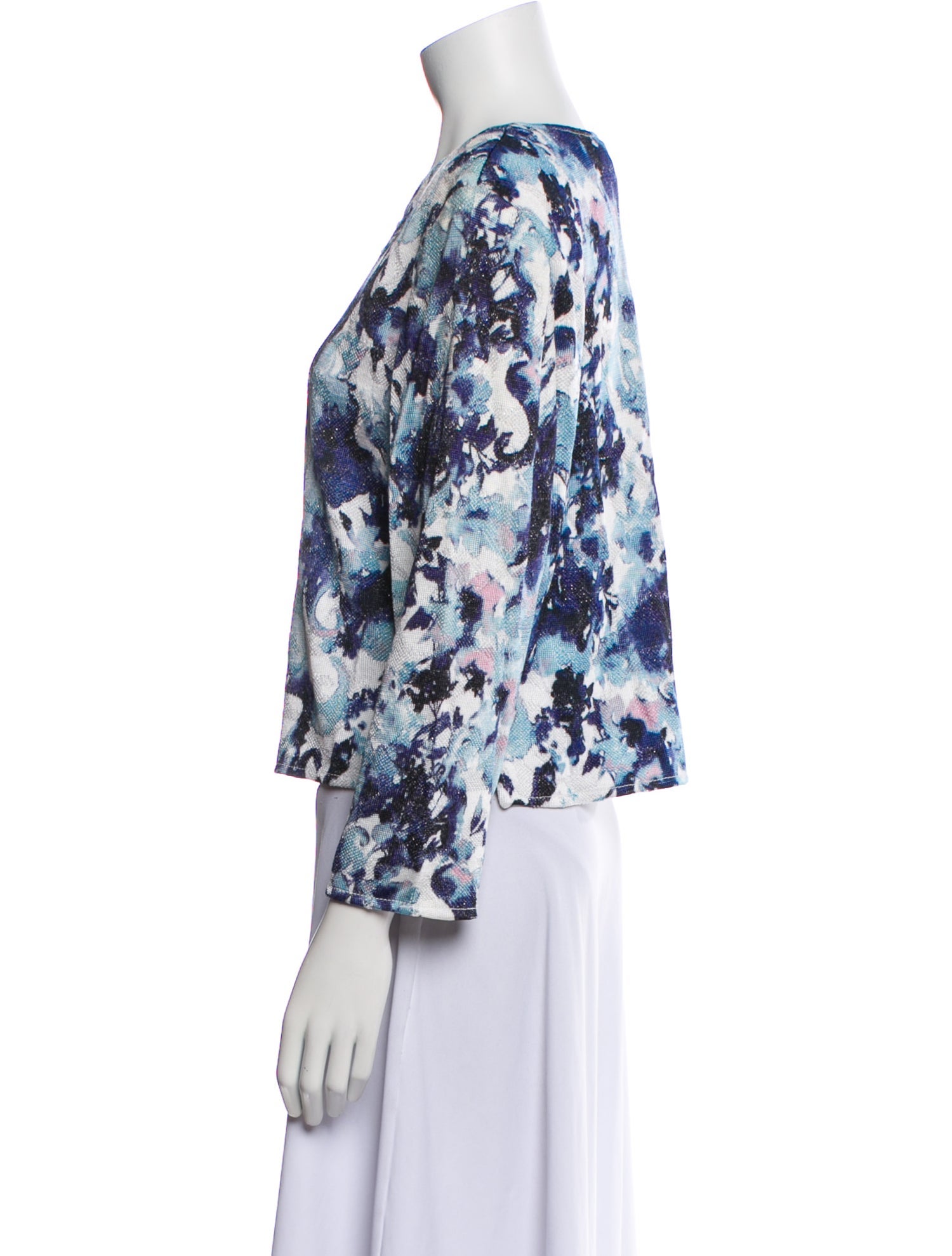 St. John Printed Evening Jacket