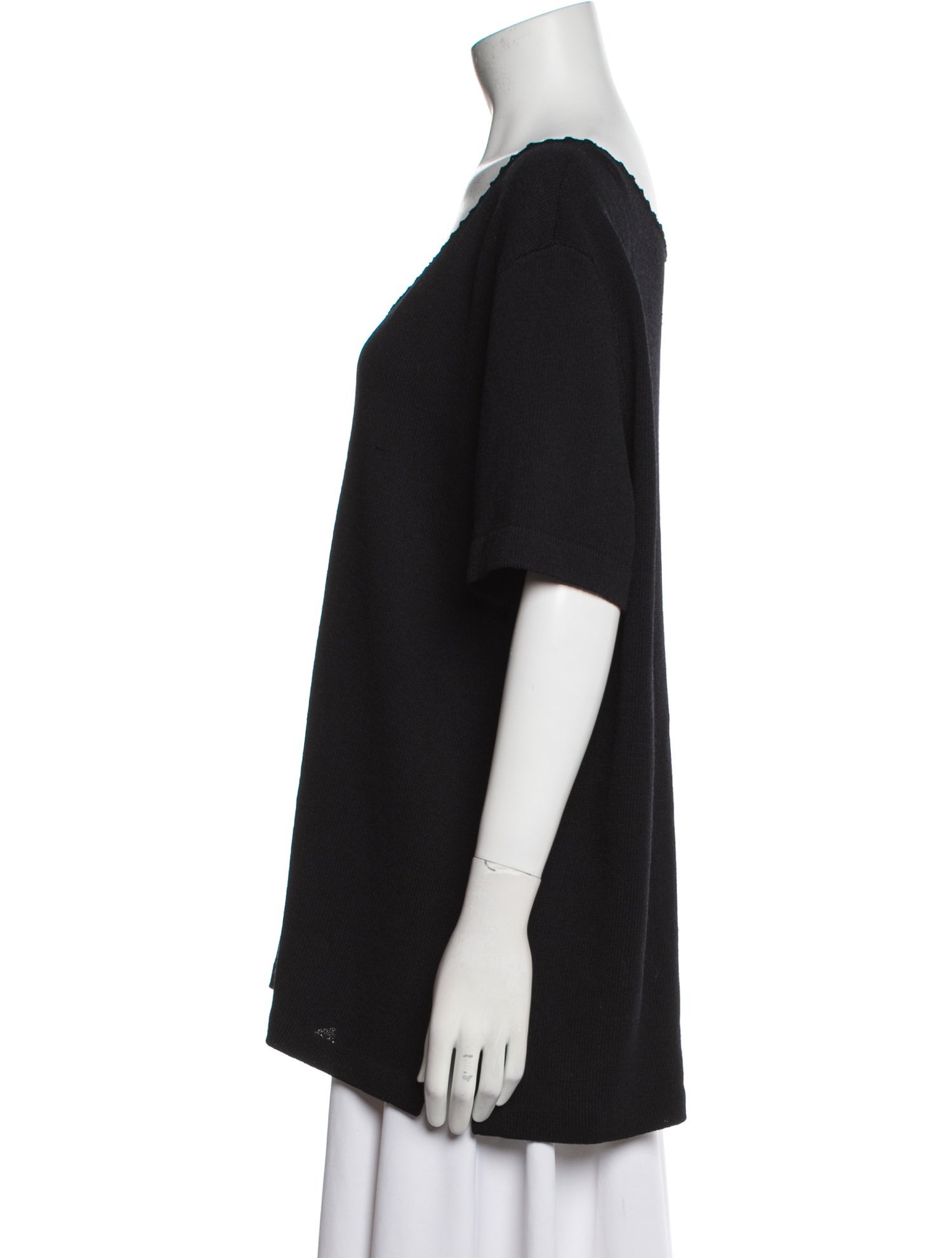 St. John Scoop Neck Sweater