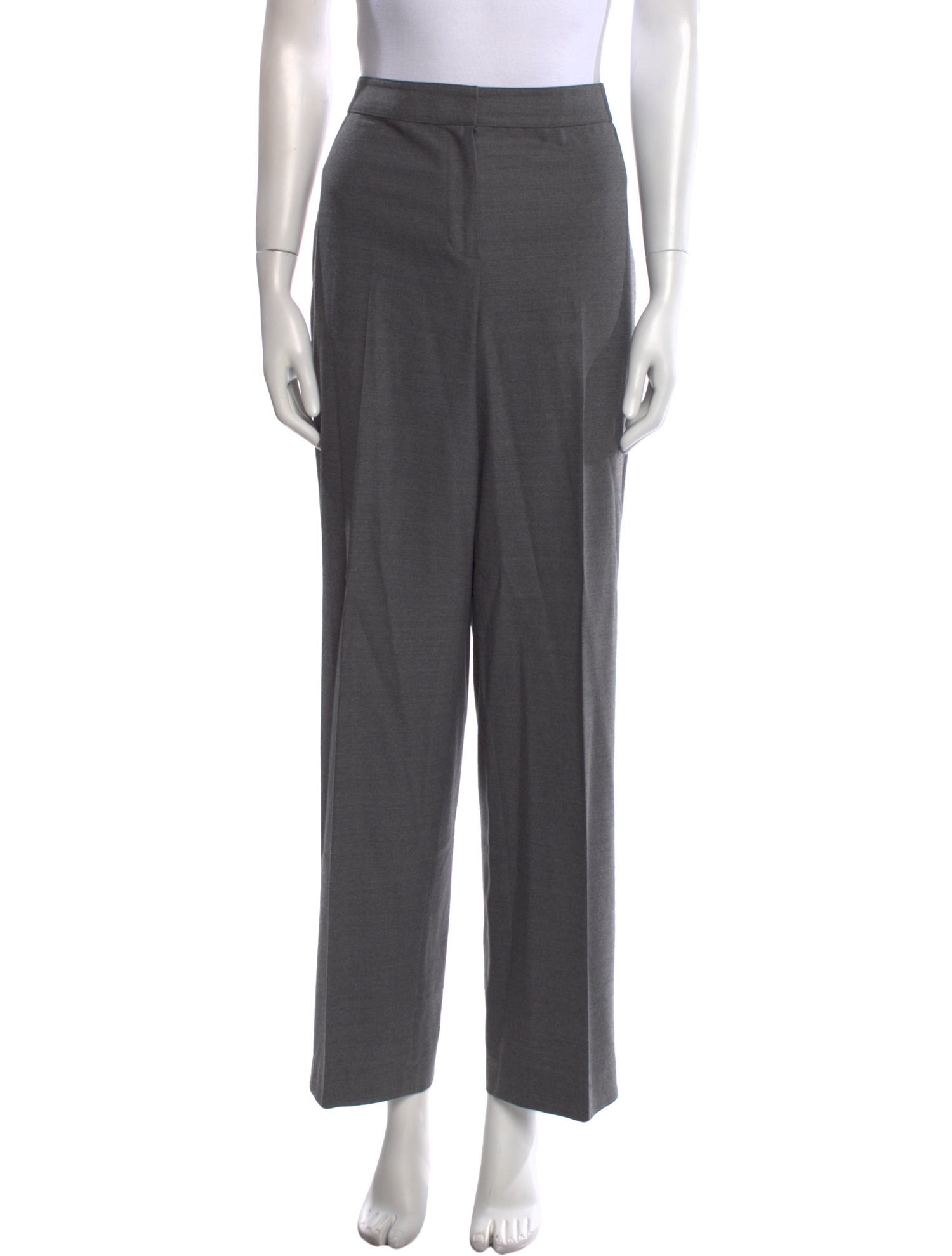 St. John Wool Wide Leg Pants