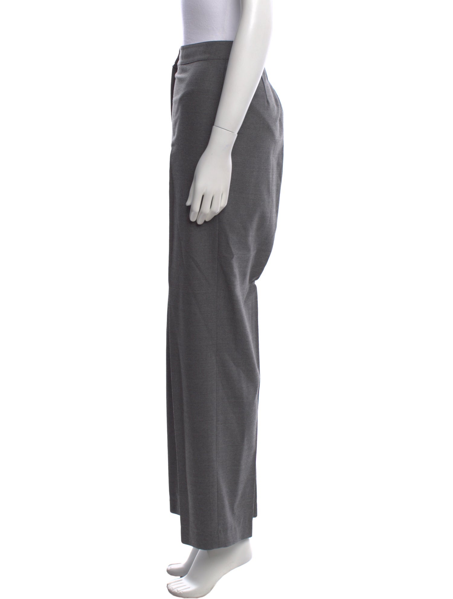 St. John Wool Wide Leg Pants