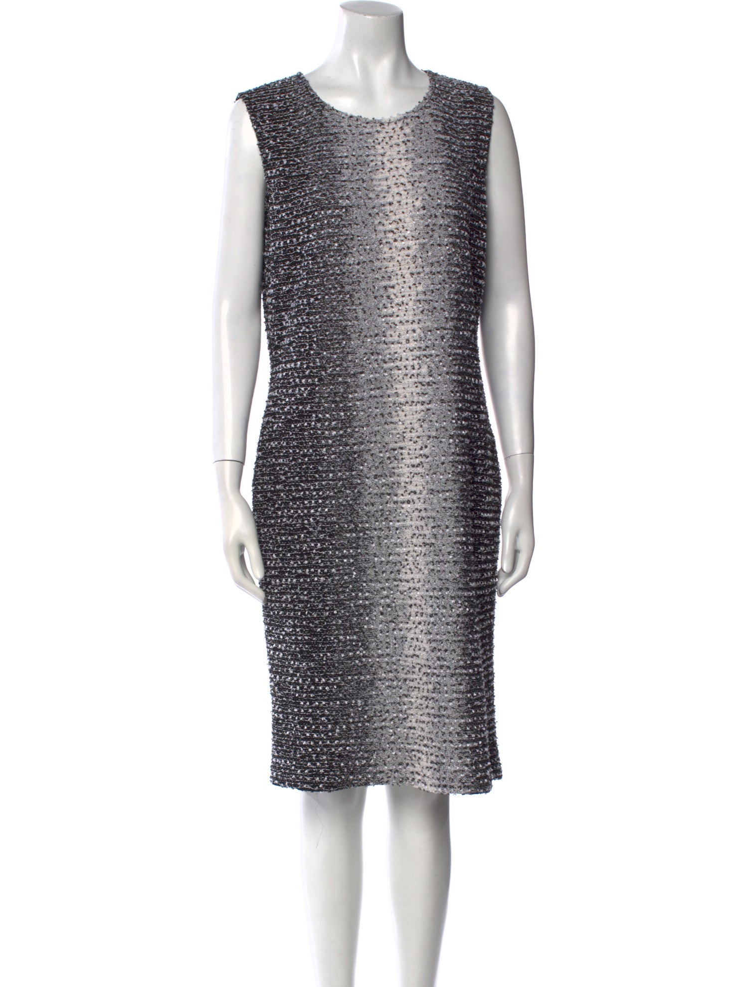 St. John Tweed Knee-Length Dress