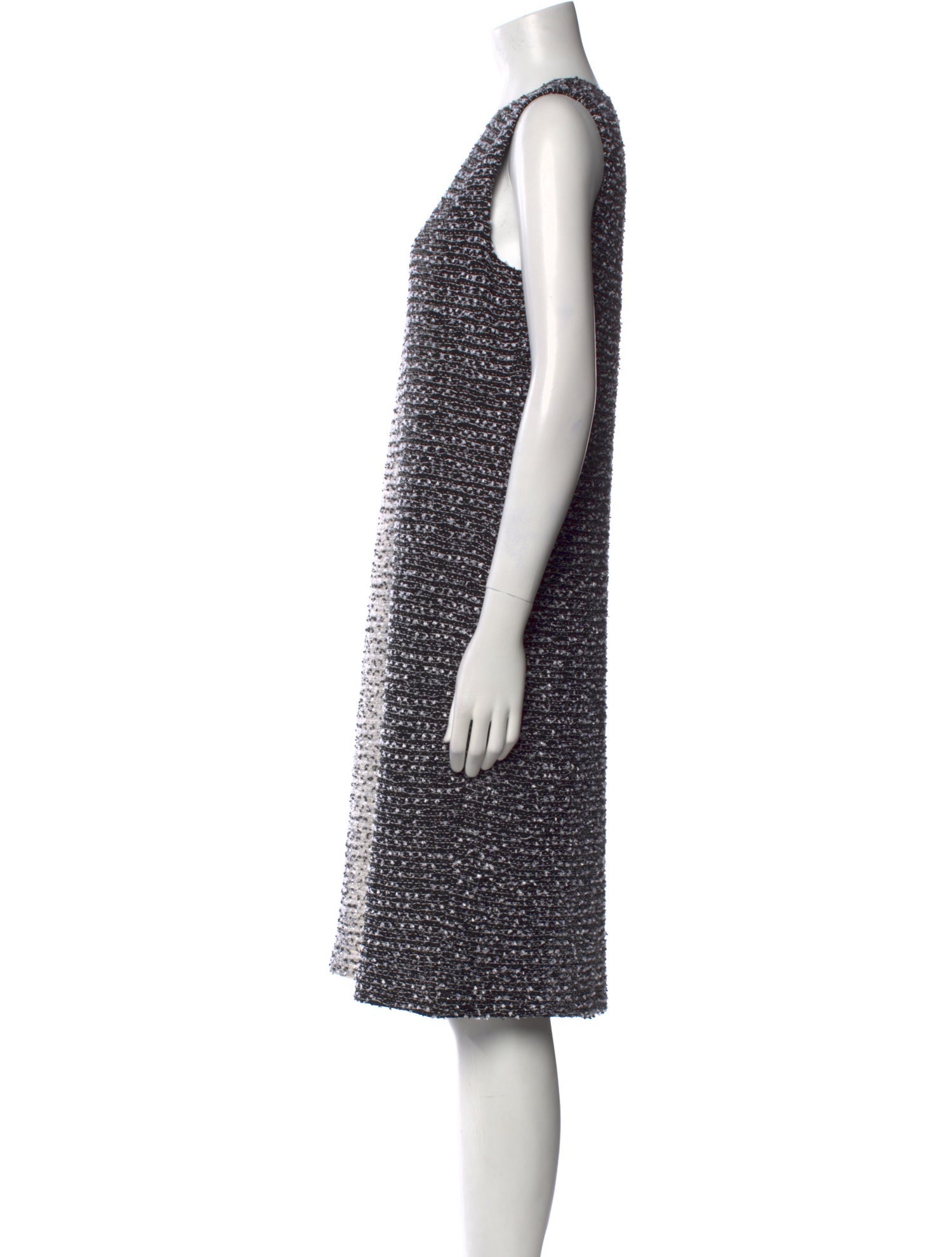 St. John Tweed Knee-Length Dress