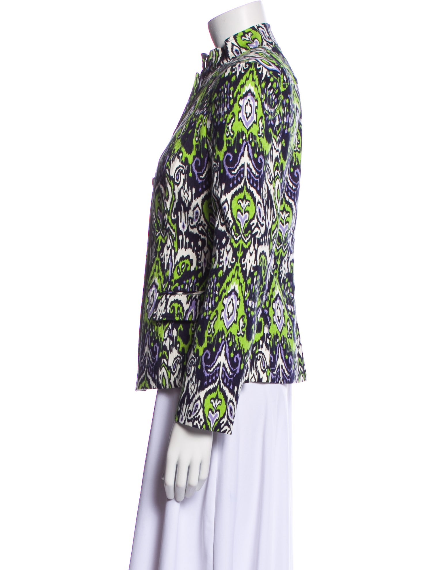 St. John Paisley Print Evening Jacket