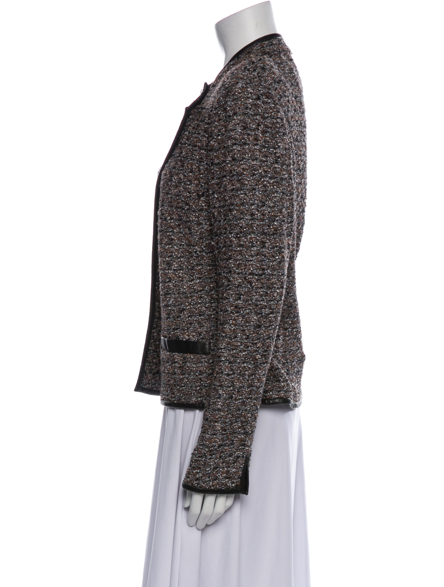 St. John Tweed Pattern Evening Jacket