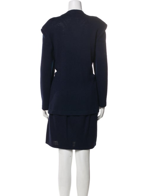 St. John Basics Crystal Embellishments Skirt Set