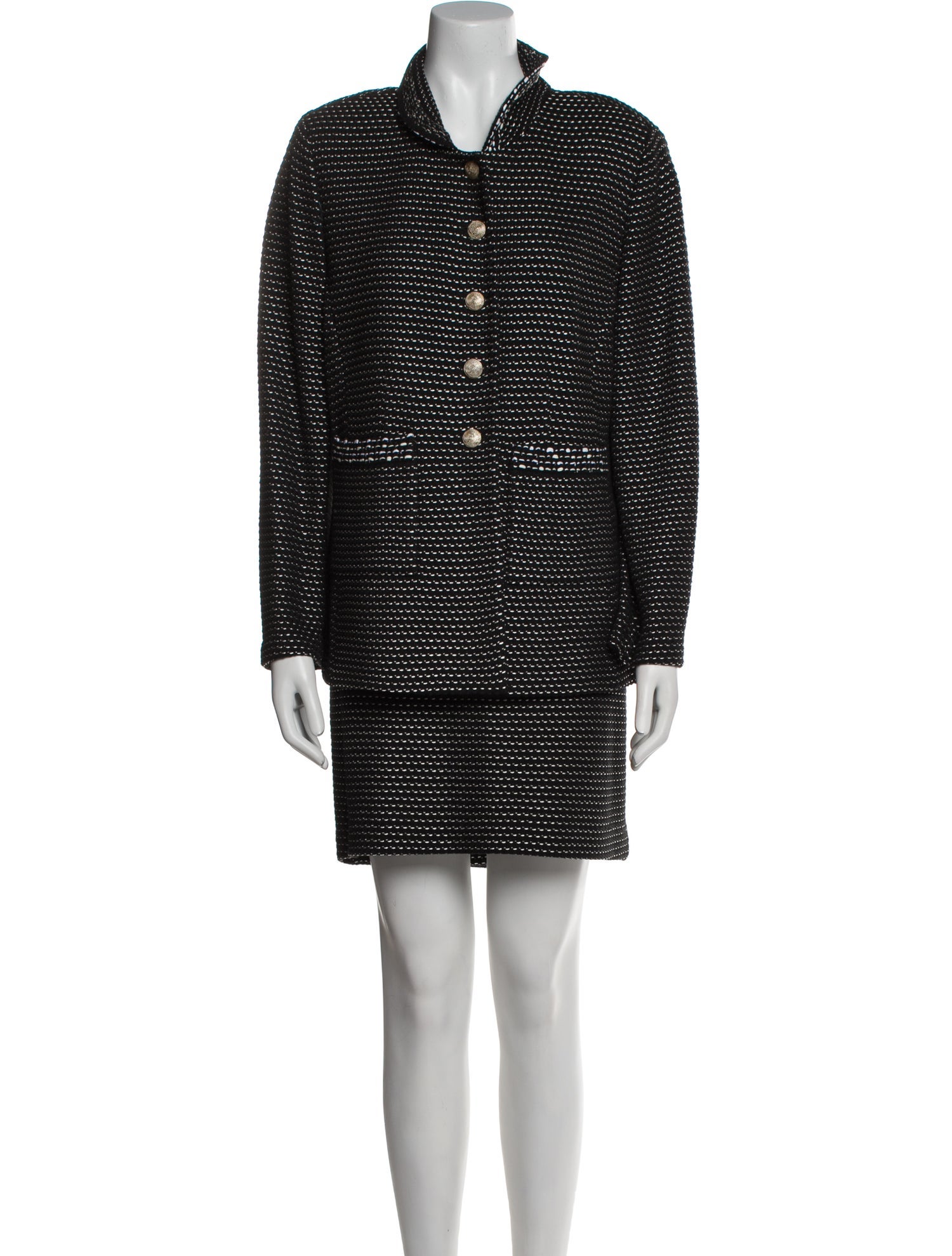 St. John Wool Skirt Set