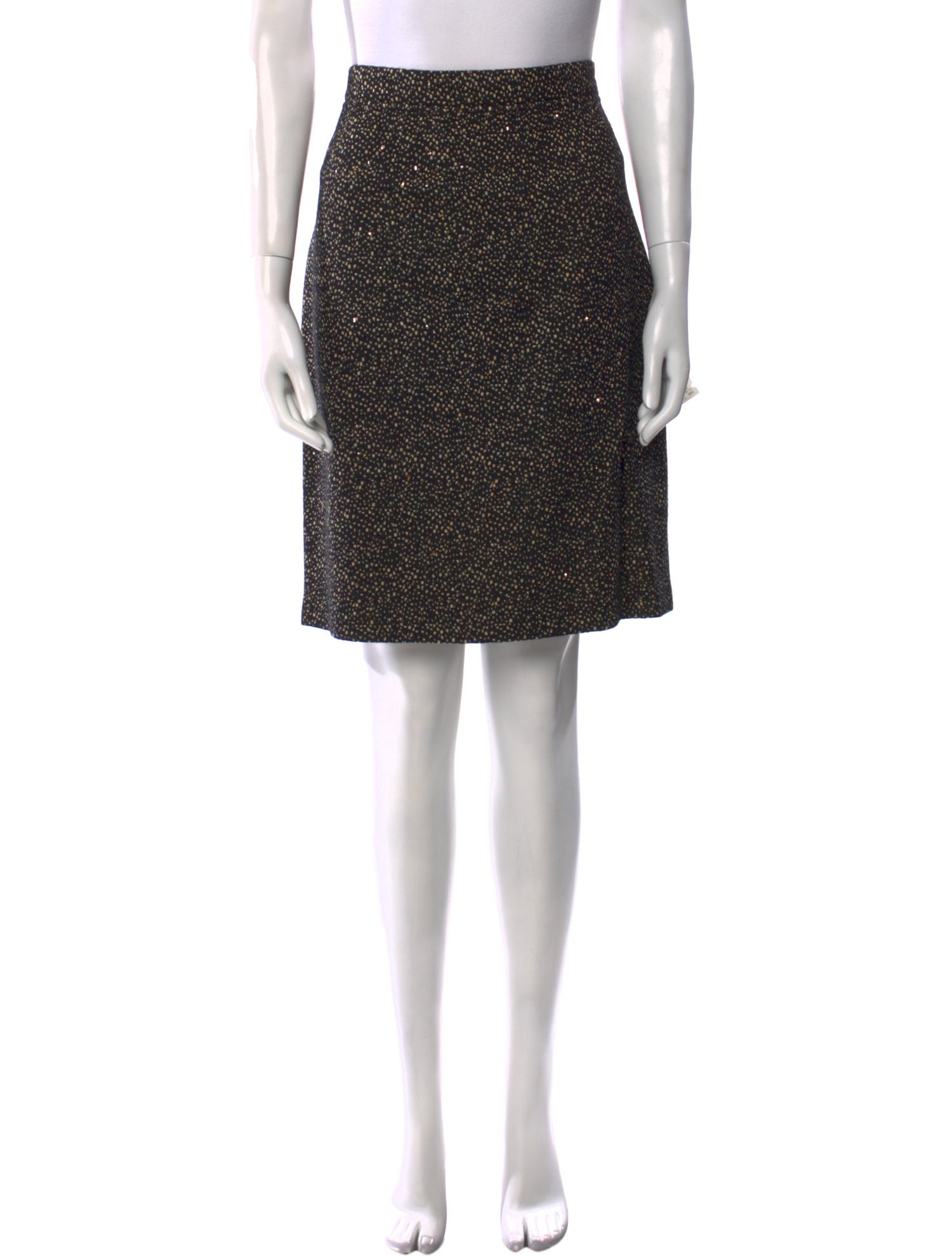 St. John Wool Knee-Length Skirt