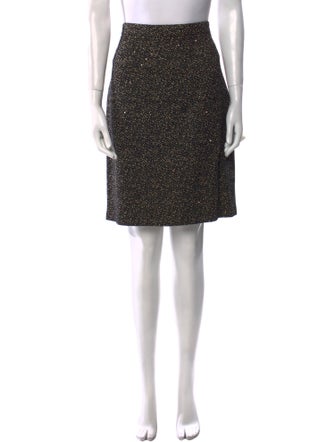 St. John Wool Knee-Length Skirt