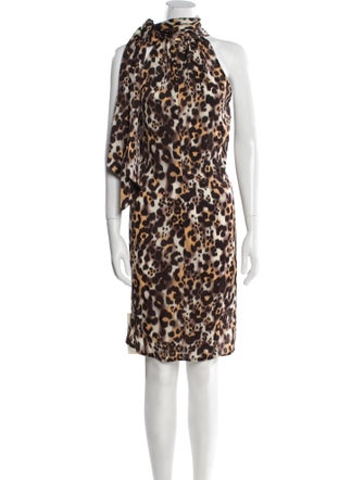 St. John Silk Mini Dress