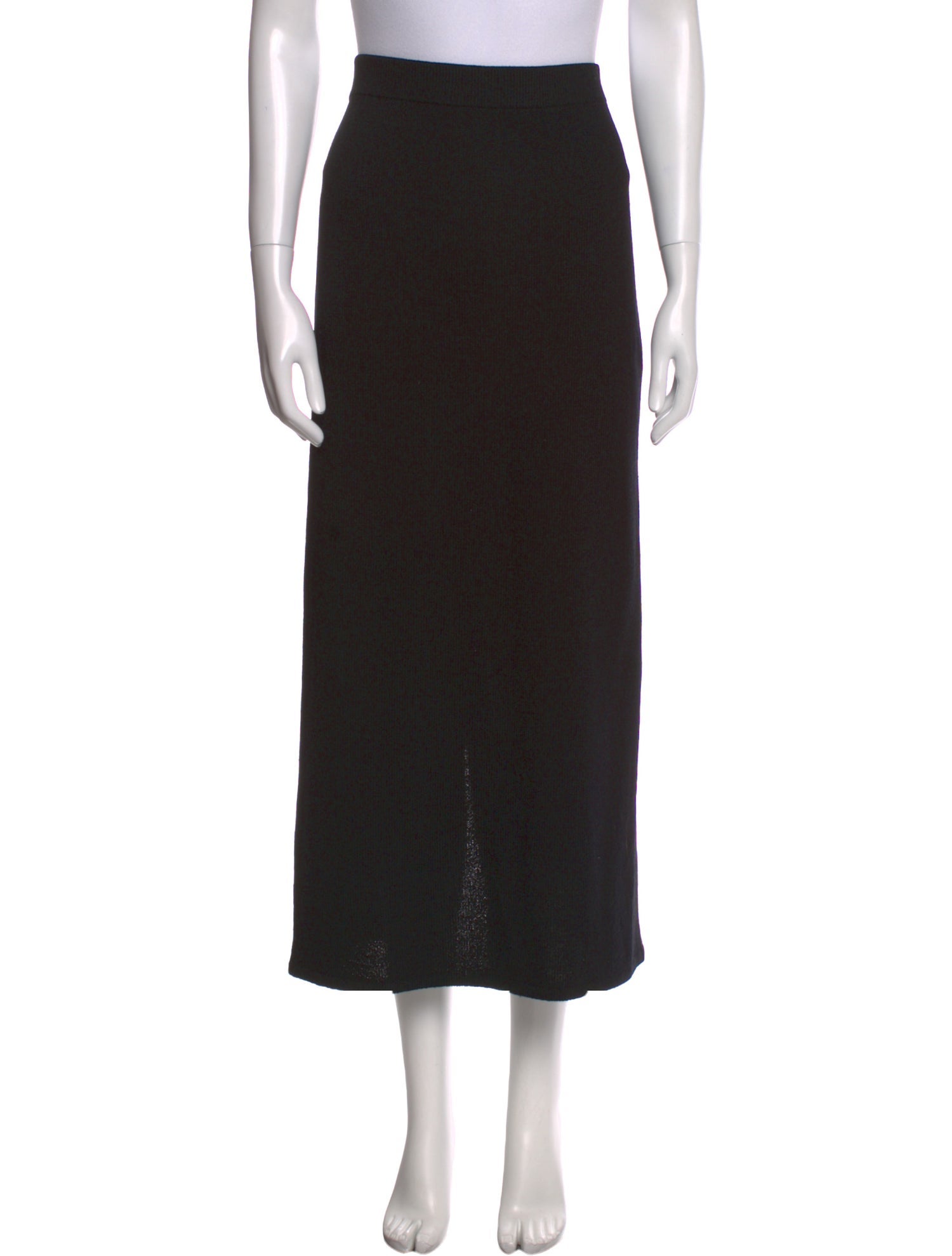 St. John Cutout Accent Midi Length Skirt