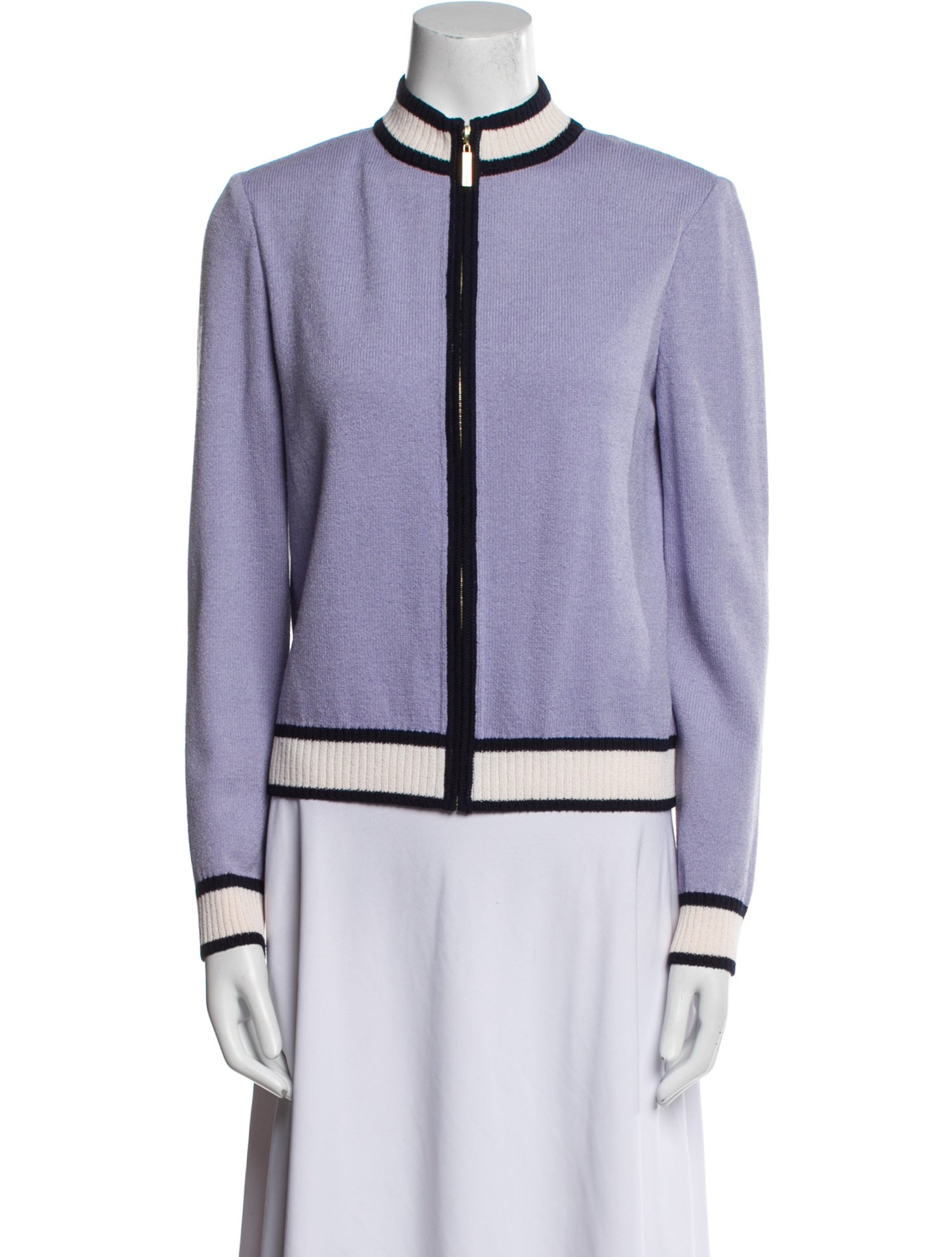 St. John Wool Tweed Pattern Jacket