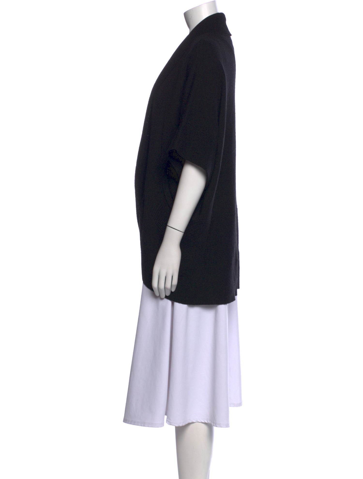 St. John Wool Open Front Sweater