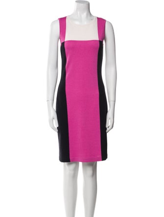 St. John Wool Knee-Length Dress