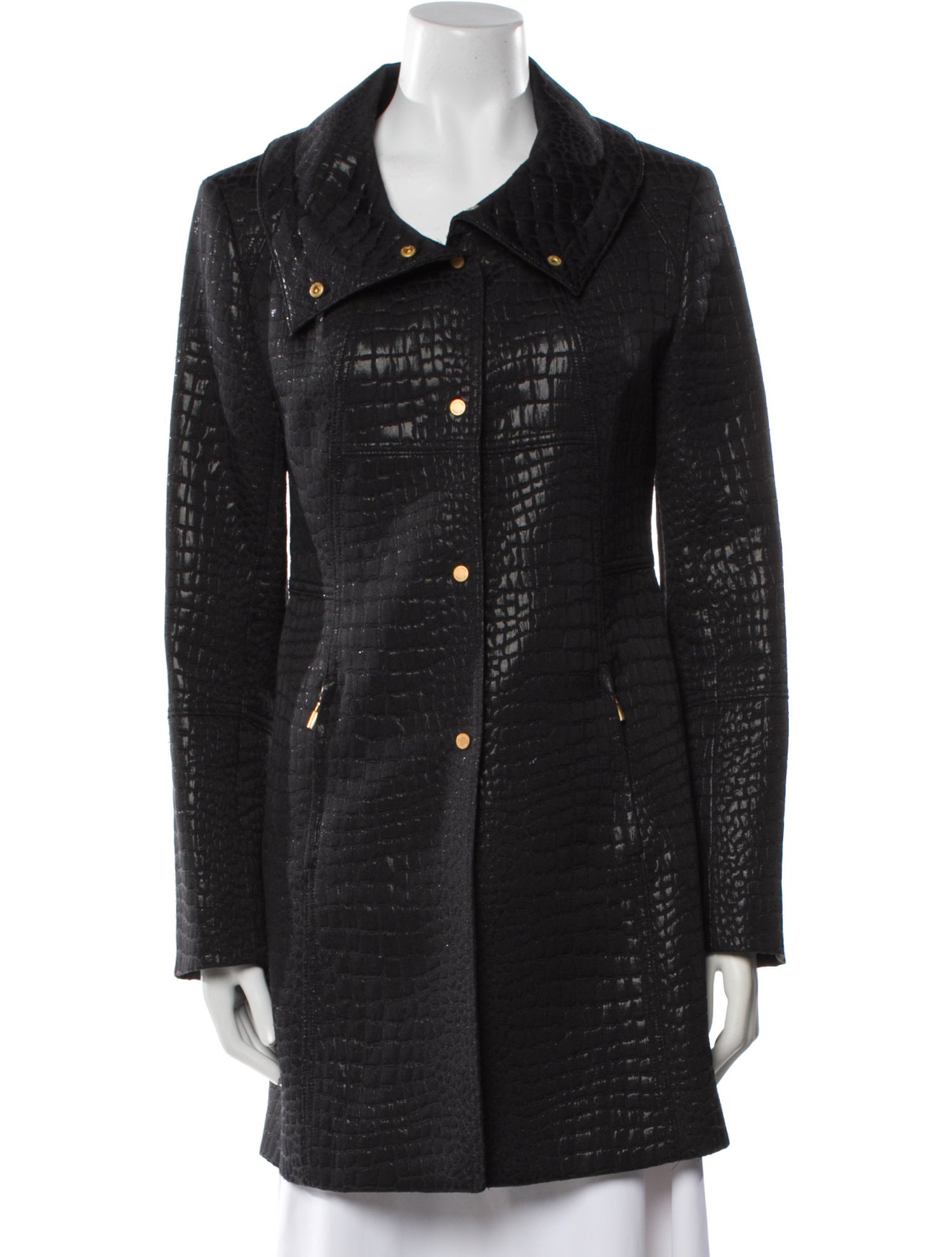 St. John Tweed Pattern Coat