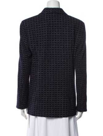 St. John Tweed Pattern Blazer