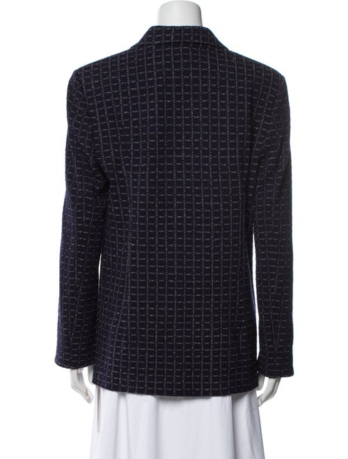 St. John Tweed Pattern Blazer