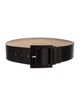 St. John Wide Satin Waist Belt