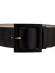 St. John Wide Satin Waist Belt