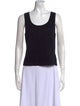 St. John Scoop Neck Sleeveless Top