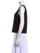 St. John Scoop Neck Sleeveless Top