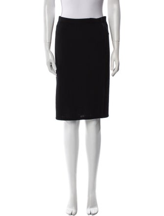St. John Wool Knee-Length Skirt