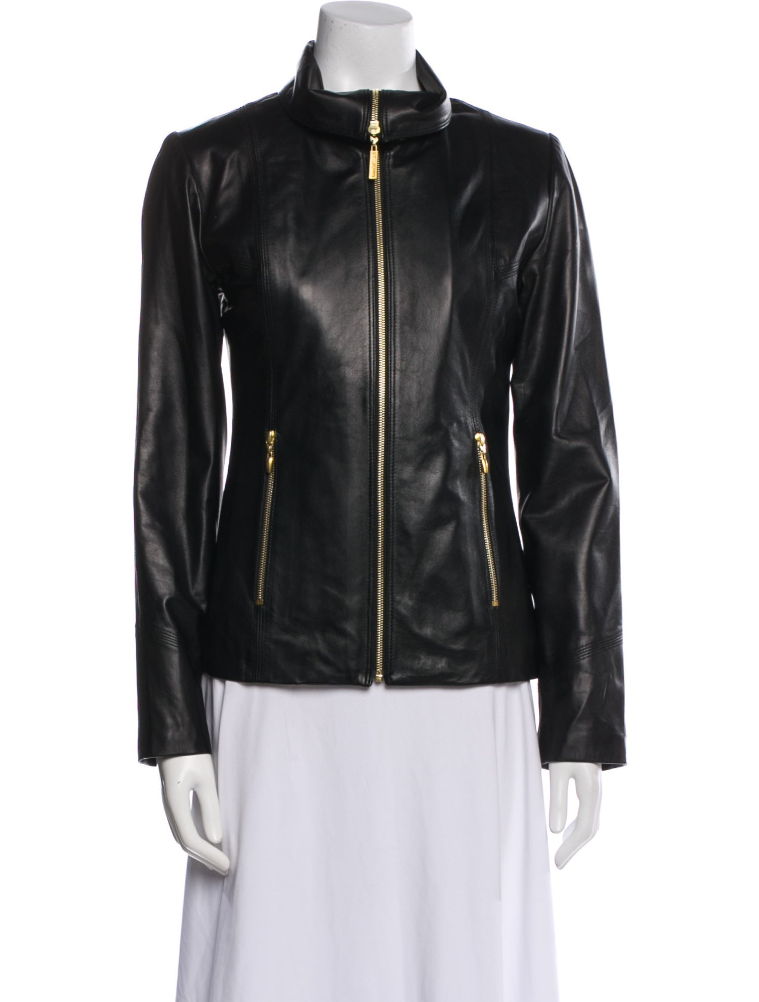 St. John Leather Biker Jacket
