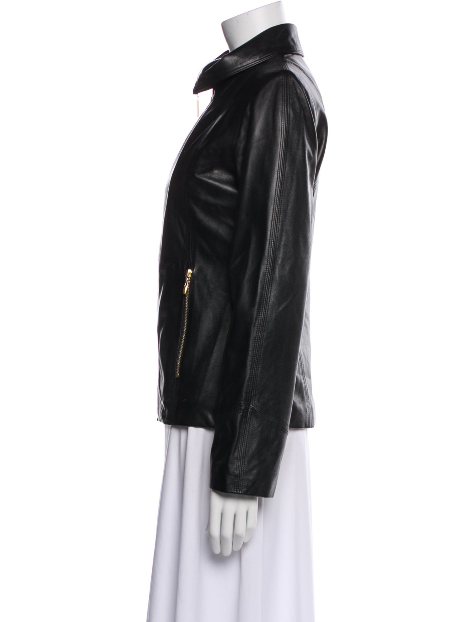 St. John Leather Biker Jacket