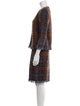 St. John Wool Tweed Pattern Skirt Set