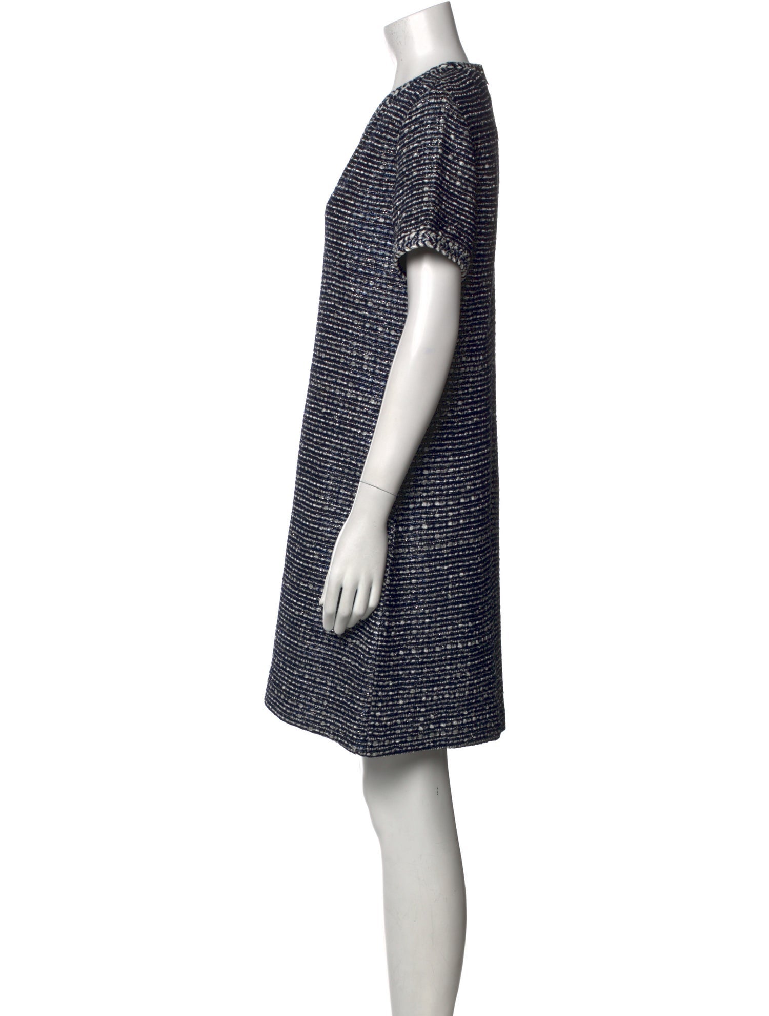 St. John Striped Mini Dress w/ Tags