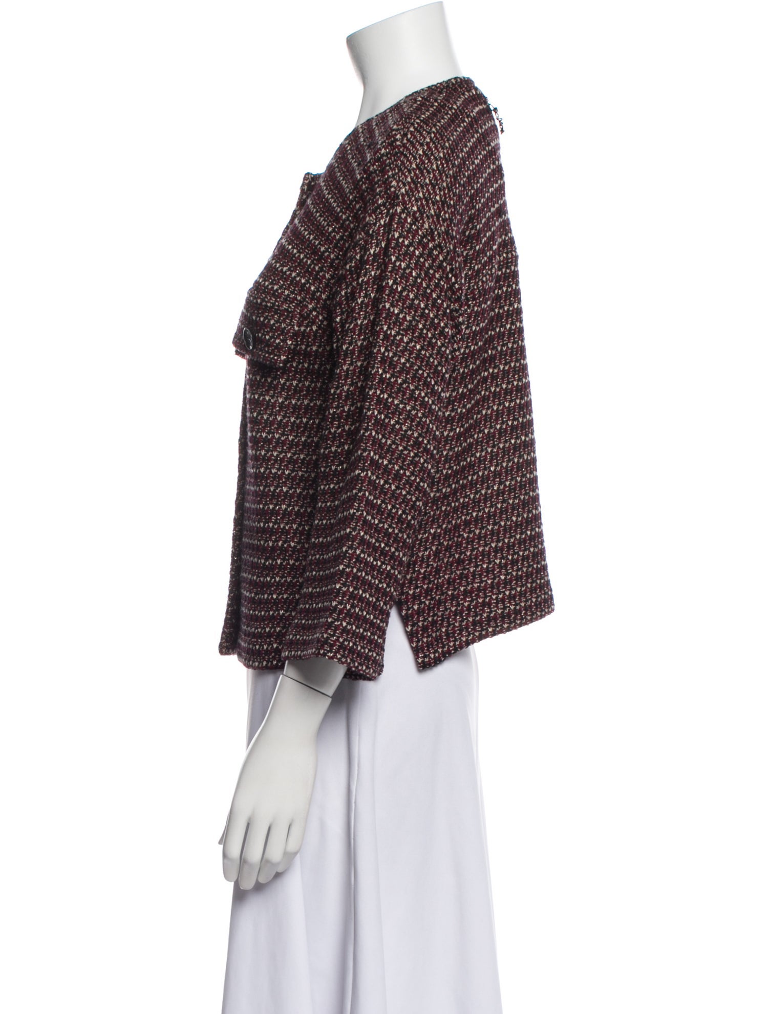 St. John Tweed Pattern Jacket