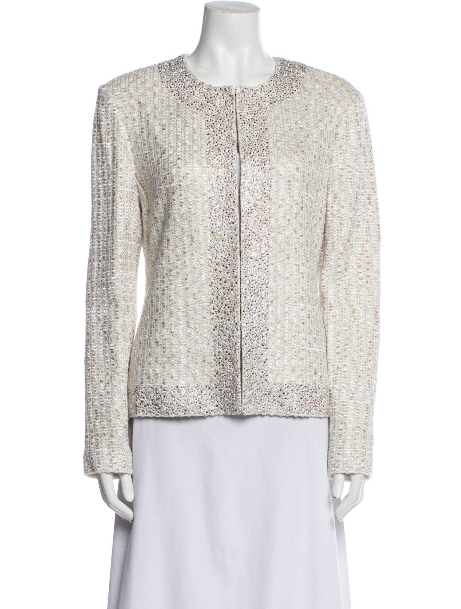 St. John Tweed Pattern Evening Jacket w/ Tags