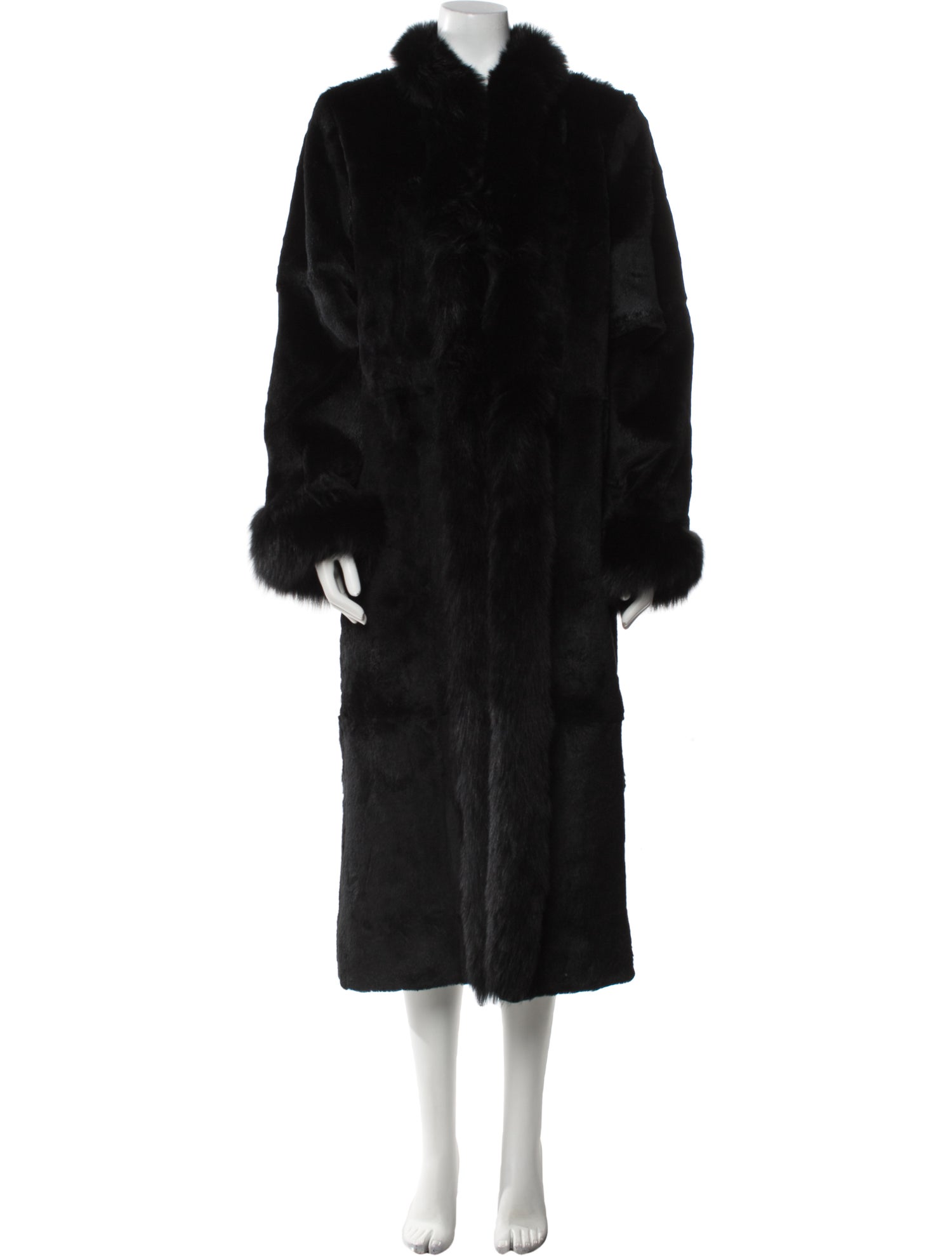St. John Silk Fur Coat