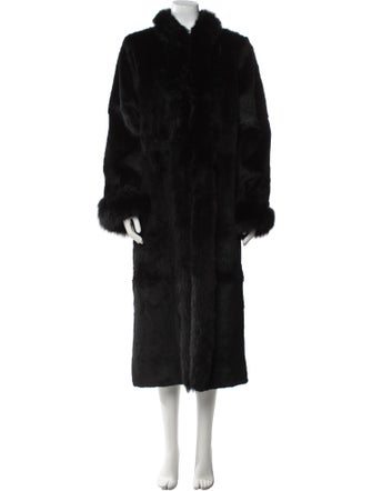 St. John Silk Fur Coat