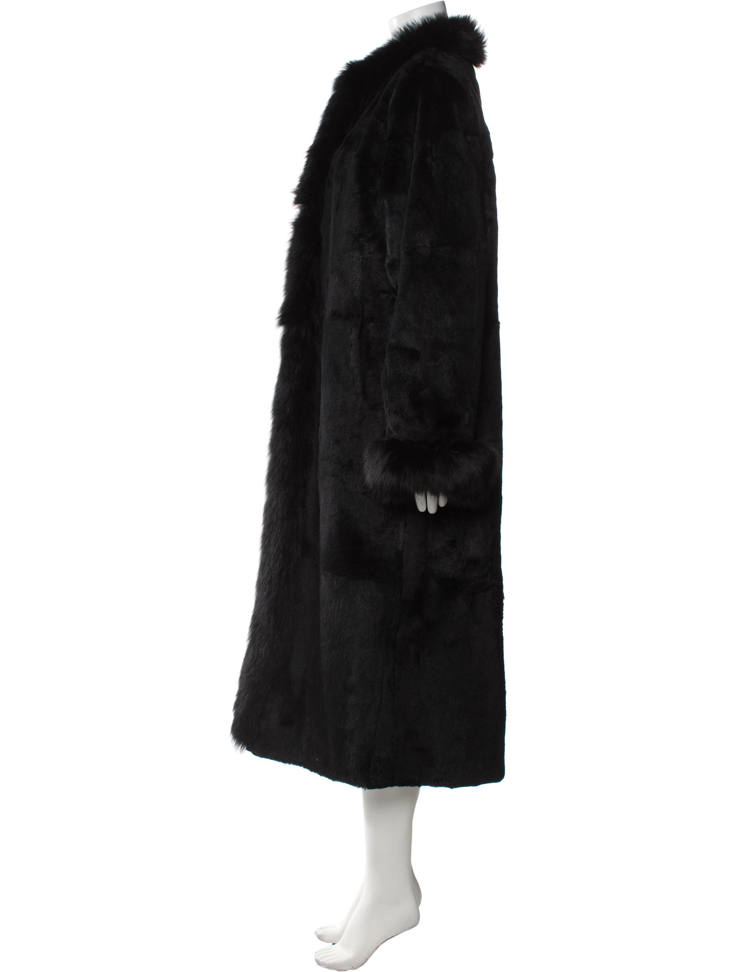 St. John Silk Fur Coat