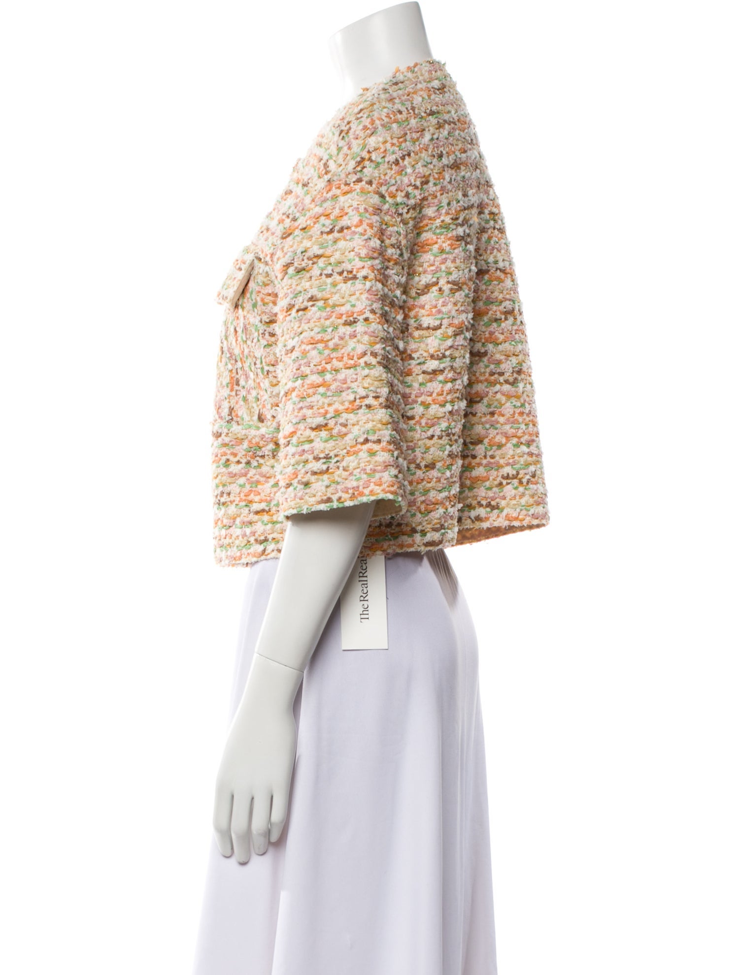 St. John Tweed Pattern Evening Jacket w/ Tags