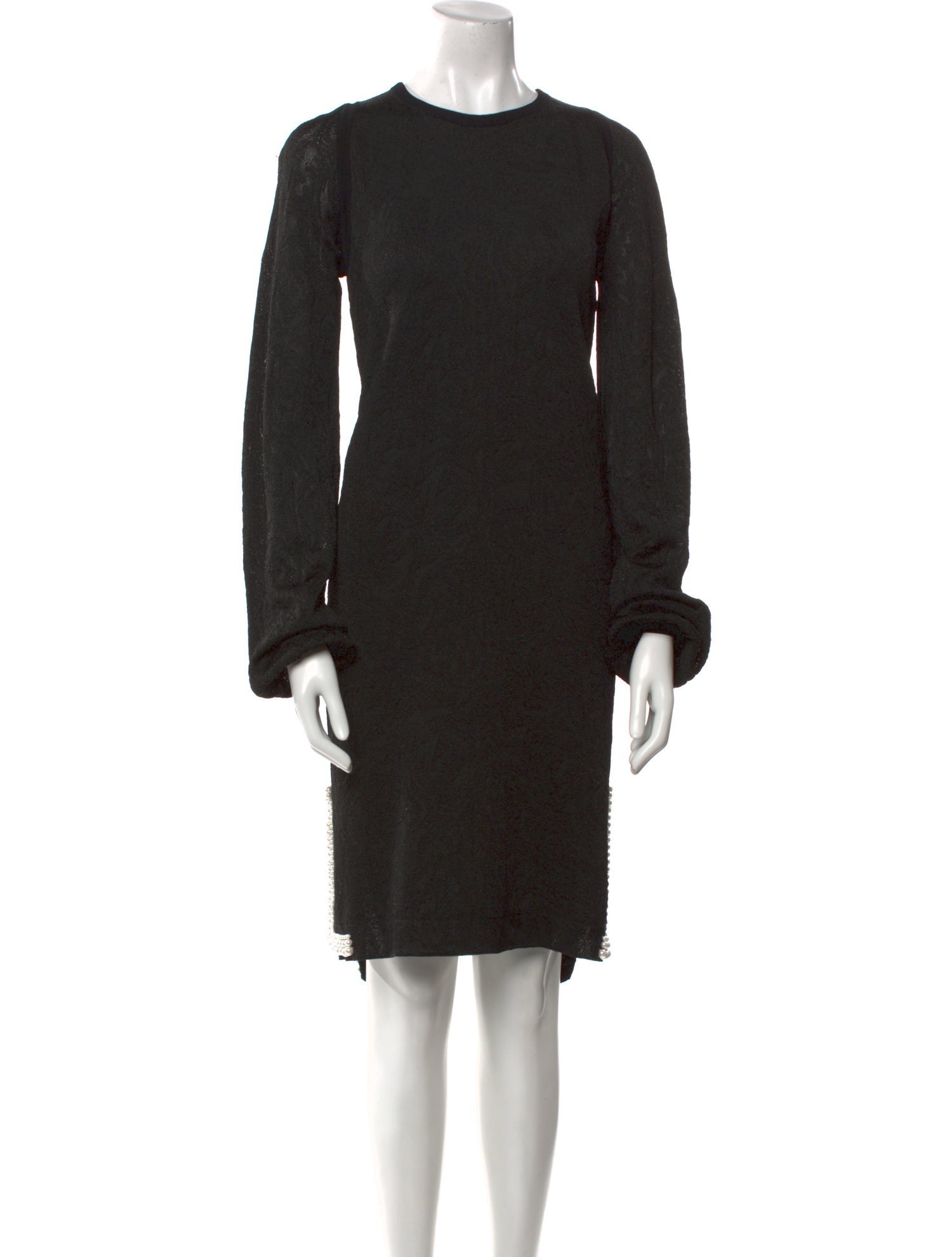 St. John Lace Knee-Length Dress