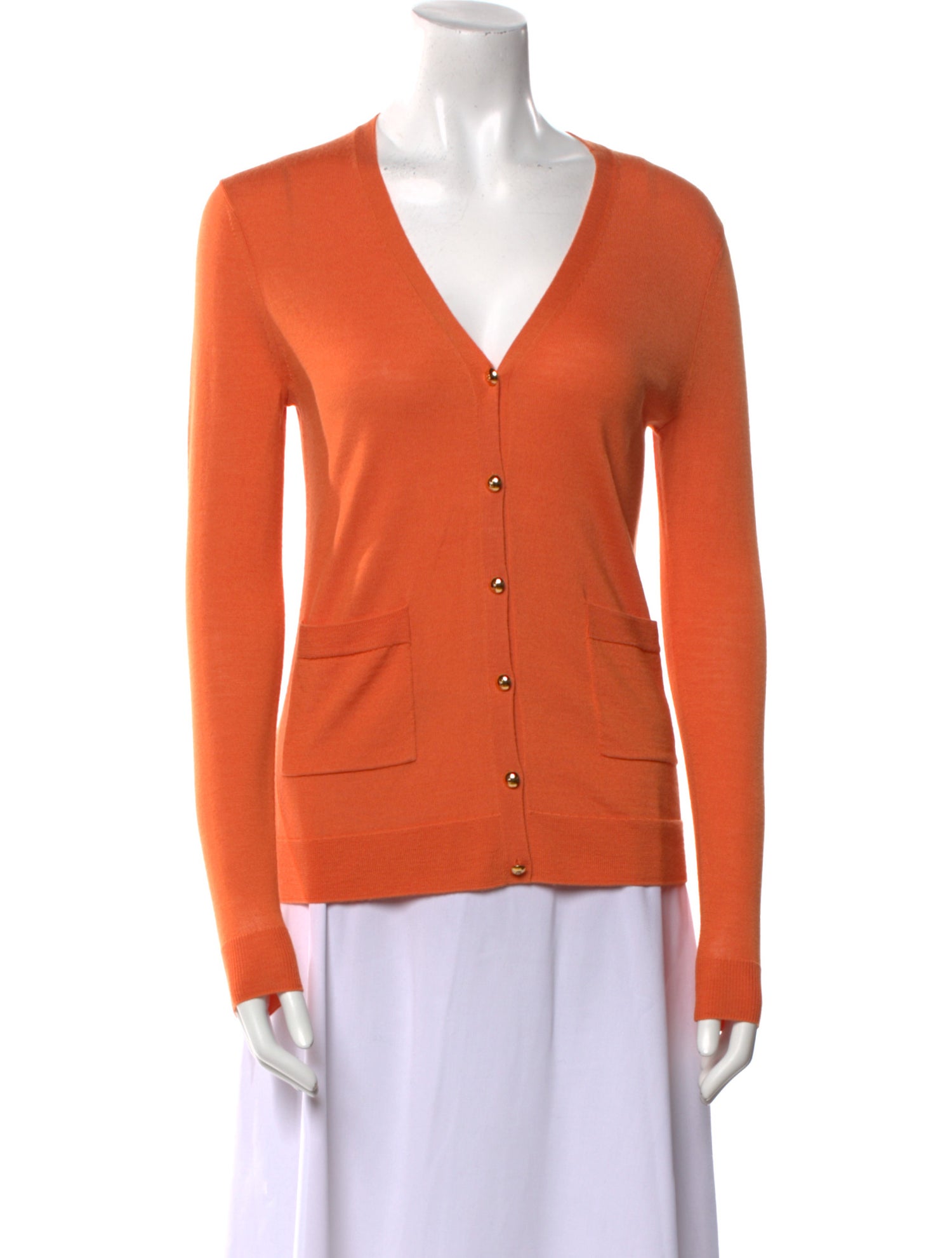 St. John Wool V-Neck Sweater