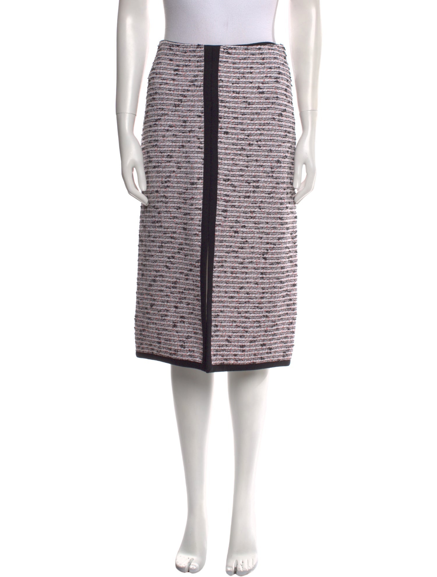 St. John Striped Knee-Length Skirt w/ Tags