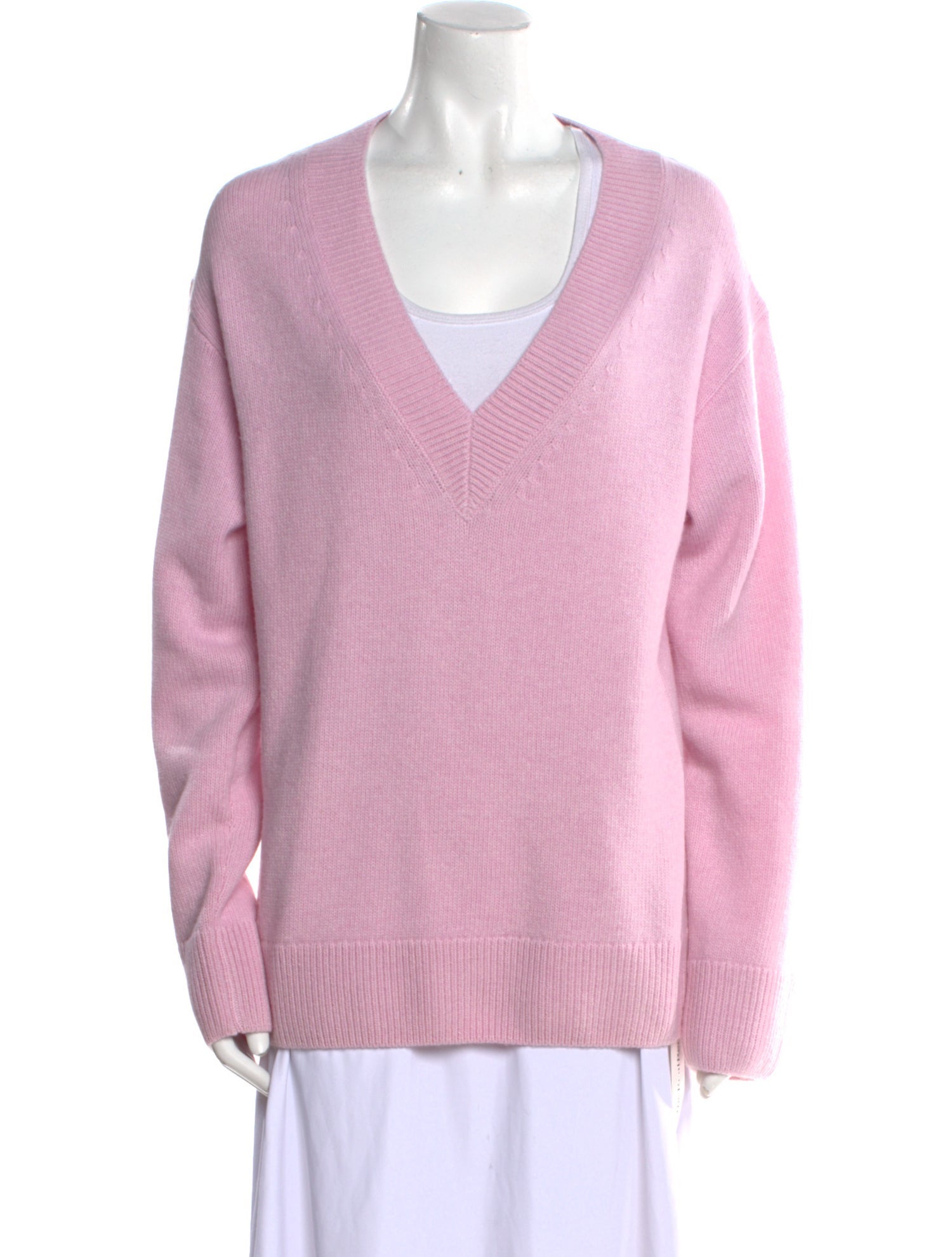 St. John Wool V-Neck Sweater w/ Tags